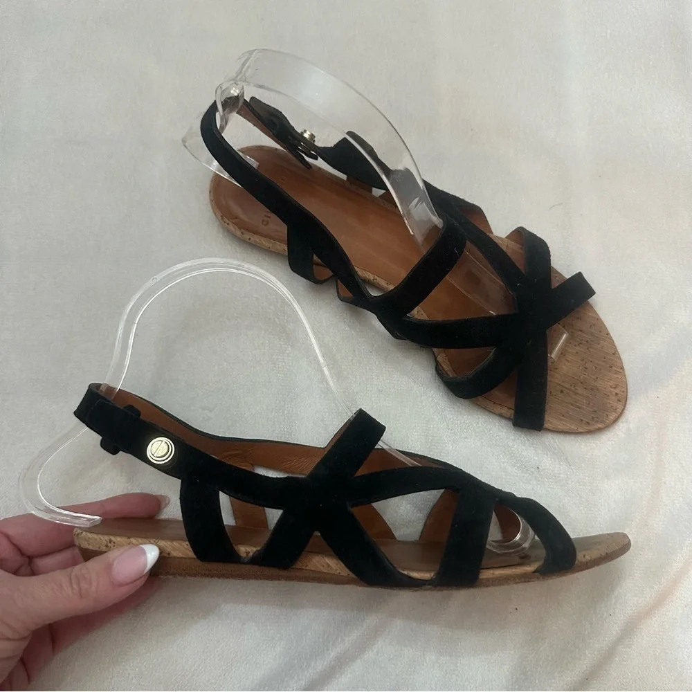 Givenchy Black Strappy Open Toe Sandals